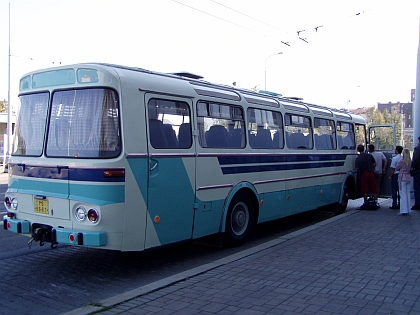 Do Lešan z Plzně autobusem ŠD 11    se    Škoda - Bus - klubem Plzeň