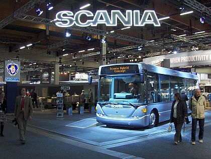 Hybridní Scania Omnilink se superkapacitorem představena