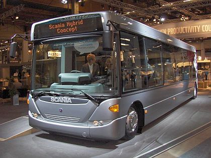 Hybridní Scania Omnilink se superkapacitorem představena