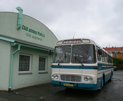 BUSportál přívítal autobus ŠL 11 - Turist společnosti ČSAD autobusy Plzeň.