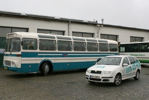 BUSportál přívítal autobus ŠL 11 - Turist společnosti ČSAD autobusy Plzeň.