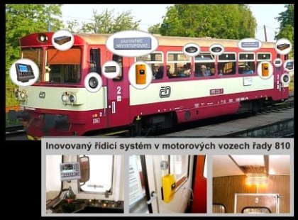 Mikroelektronika představila nový řídicí systém pro vozy  řady 810.