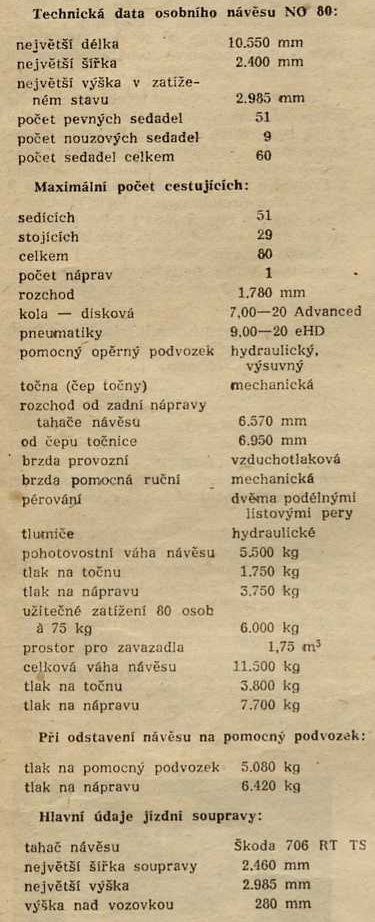 Osobní návěs NO 80 se po renovaci představí veřejnosti 14.7.2007