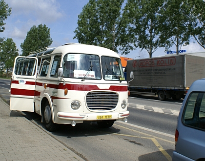 Autobus Škoda 706 RTO LUX společnosti Autobusy Karlovy Vary úspěšně