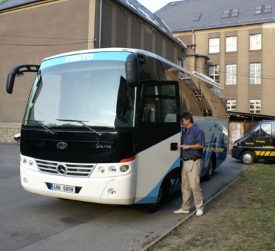 Podrobnosti k autobusu Beulas Gianino s podvozkem Mercedes-Benz Atego