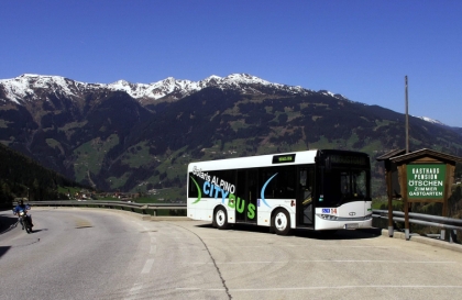 Autobus Solaris Alpino pro německé a polské zákazníky.