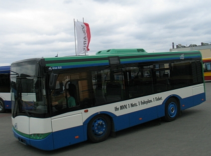 Autobus Solaris Alpino pro německé a polské zákazníky.