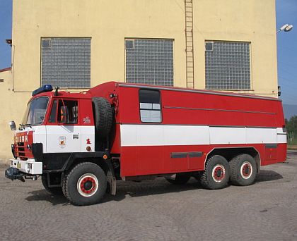 TATRABUS stále slouží u podnikových hasičů Mostecké uhelné společnosti.