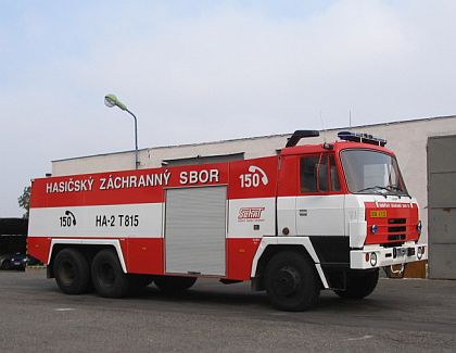 TATRABUS stále slouží u podnikových hasičů Mostecké uhelné společnosti.