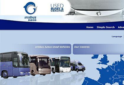 Nová internetová stránka Irisbus Iveco www.irisbus-used.com