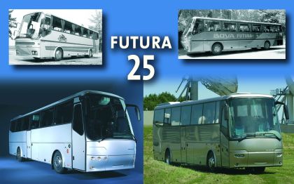 25 let autobusu BOVA Futura.  (CZ + EN)