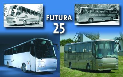 25 let autobusu BOVA Futura. (CZ + EN)