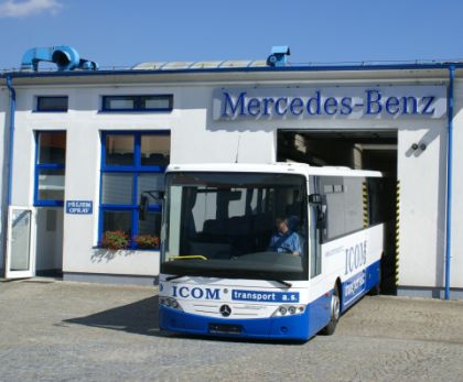 Autobusy Mercedes-Benz  Intouro pro ICOM transport.