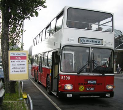 23. Wiener Tramwaytag proběhl 16.9.2007 v autobusové vozovně Leopoldau.