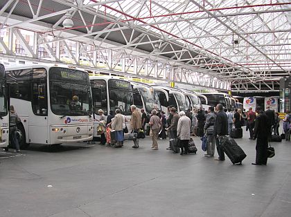 Autobusová nádraží ve Velké Británii.