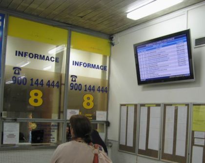 Nový informační systém pro cestující veřejnost na ÚAN Florenc.