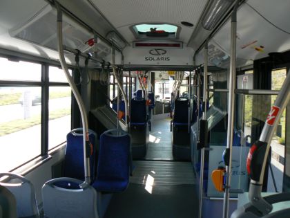 Kloubový autobus Solaris Urbino 18 Plzeňských městských dopravních podniků