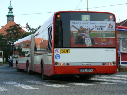 Kloubový autobus Solaris Urbino 18 Plzeňských městských dopravních podniků