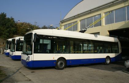 Připravujeme: První tři trolejbusy  ŠKODA 24 Tr, určené pro Rigu vyexpedovala