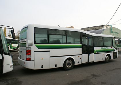 Zachytili jsme druhý autobus SOR CN 9.5 u ČSAD autobusy Plzeň.