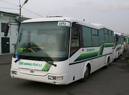 Zachytili jsme druhý autobus SOR CN 9.5 u ČSAD autobusy Plzeň.