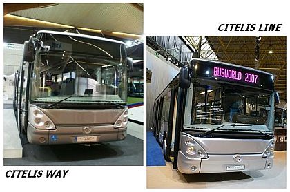 BUSWORLD 2007: Citelis Line  z Irisbus Iveco ve Valle Ufita a Citelis Way