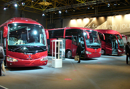 BUSWORLD 2007 očima BUSportálu SK: Elegancia v stánku SCANIA