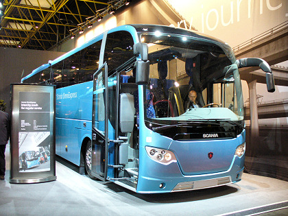BUSWORLD 2007 očima BUSportálu SK: Elegancia v stánku SCANIA