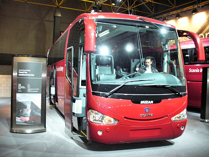 BUSWORLD 2007 očima BUSportálu SK: Elegancia v stánku SCANIA