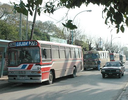 Autobusová doprava v Argentině.