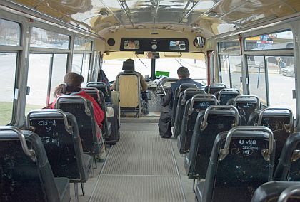 Autobusová doprava v Argentině.