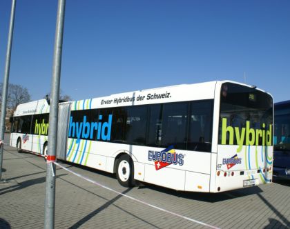 Coach Progress 2007: Autobusy na volné ploše.