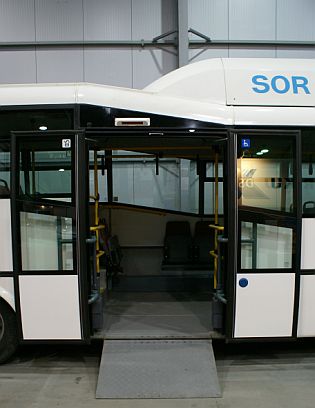 V těchto dnech představil v Praze SOR Libchavy autobus na CNG