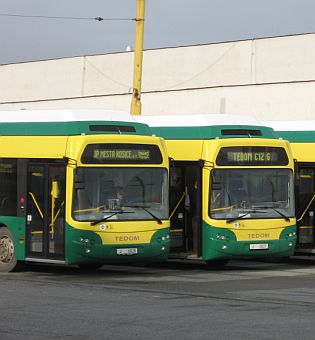 Nové autobusy Tedomy v Košicích. BUSportál požádal o záběry společnost TEDOM.