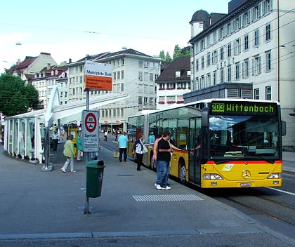 Systémy veřejné dopravy v Evropě: Švýcarsko - den první (24.7.2007)