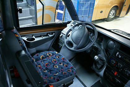 Na návštěvě ve společnosti TEZAS: Minibus Irisbus Iveco Daily Tourys.