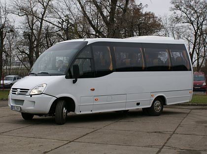 Na návštěvě ve společnosti TEZAS: Minibus Irisbus Iveco Daily Tourys.