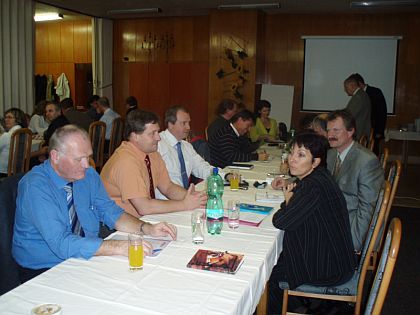 Z pracovního setkání dopravních společností s partnery ve Šlovicích.