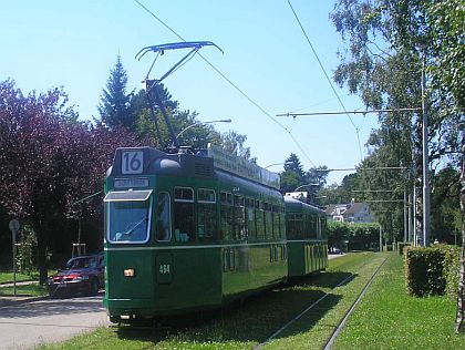 Systémy veřejné dopravy v Evropě: Švýcarsko 26.7.2007. Basel a Luzern.