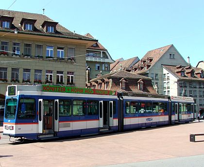 Systémy veřejné dopravy v Evropě: Švýcarsko 27.7.2007. Bern a La Chaux-de-Fonds.