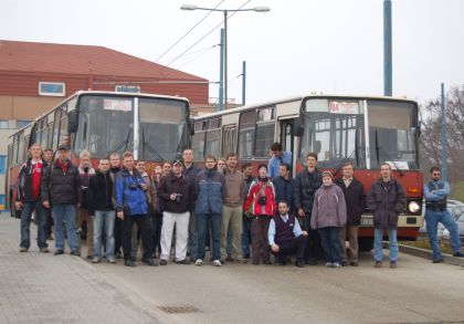 Ze sobotního loučení s autobusy Ikarus v Bratislavě.