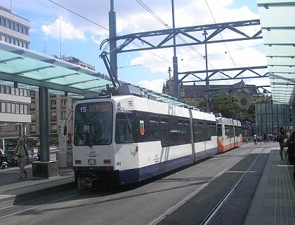 Systémy veřejné dopravy v Evropě: Švýcarsko 29.7.2007. Ženeva.