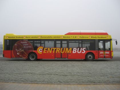 Ekologický CENTRUM BUS pro Znojmo.