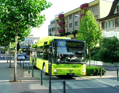 Systémy veřejné dopravy v Evropě:  Den osmý  (31.7.2007) -  přes Švýcarsko a