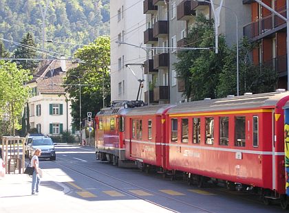 Systémy veřejné dopravy v Evropě:  Den osmý  (31.7.2007) -  přes Švýcarsko a