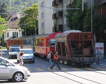 Systémy veřejné dopravy v Evropě:  Den osmý  (31.7.2007) -  přes Švýcarsko a