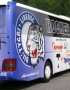 Autobus MAN Lion's Coach ČSAD Semily vozí hokejisty  HC Bílí Tygři Liberec.