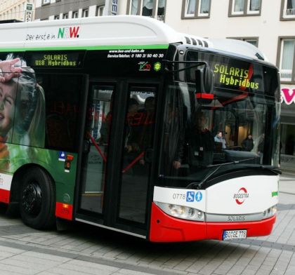 18m kloubový hybridní Solaris pro BOGESTRA v Bochumi.