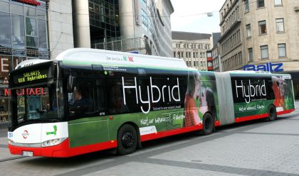 18m kloubový hybridní Solaris pro BOGESTRA v Bochumi.