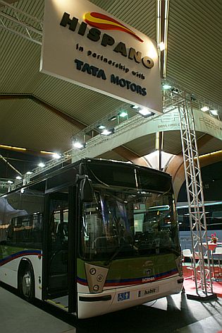 BUSWORLD 2007: Autobus  HABIT LE na podvozku Scania od Hispano Tata